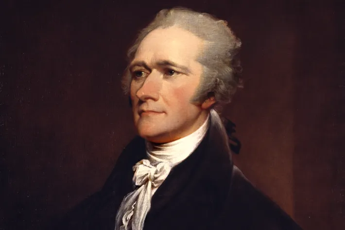Alexander Hamilton, John Trumbull Copy after: Giuseppe Ceracchi 1806, National Portrait Gallery